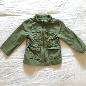 Genuine Kids by Oshkosh Baby Girls Jacket Green size 18 Months